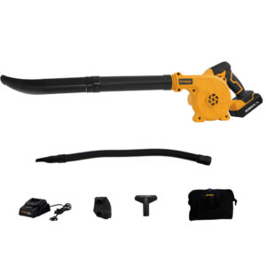 WORKSITE 2 In 1 20V Cordless Blower Vacuum Small Portable Lightweight Battery Operated Rechargeable Leaf Blowers
