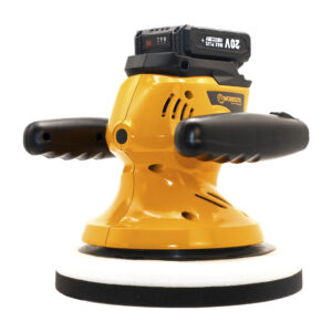 WORKSITE 20V Max Cordless Polisher 10Inch Battery Powered Dual Action Buffer Waxer for Car Paint Floor Drywall Polishing Detailing Waxing