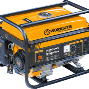 WORKSITE 3500RPM Portable Generator Gasoline Industrial 3500W Gasoline Generator