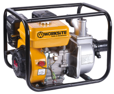 WORKSITE 5.5HP Water Pump Gasoline Engine 163cc 4 Stroke High Pressure 2" Gasoline Water Pump