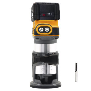 WORKSITE Brushless Cordless Router 20V Max Battery Compact Handheld Variable Speed Wood Drywall Trimmer Tool for Woodworking