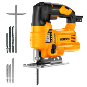 WORKSITE Corded Jig Saw 650W Electric Power Variable Speed 3000RPM Handheld Woodworking Cutting Wood Jig Saws
