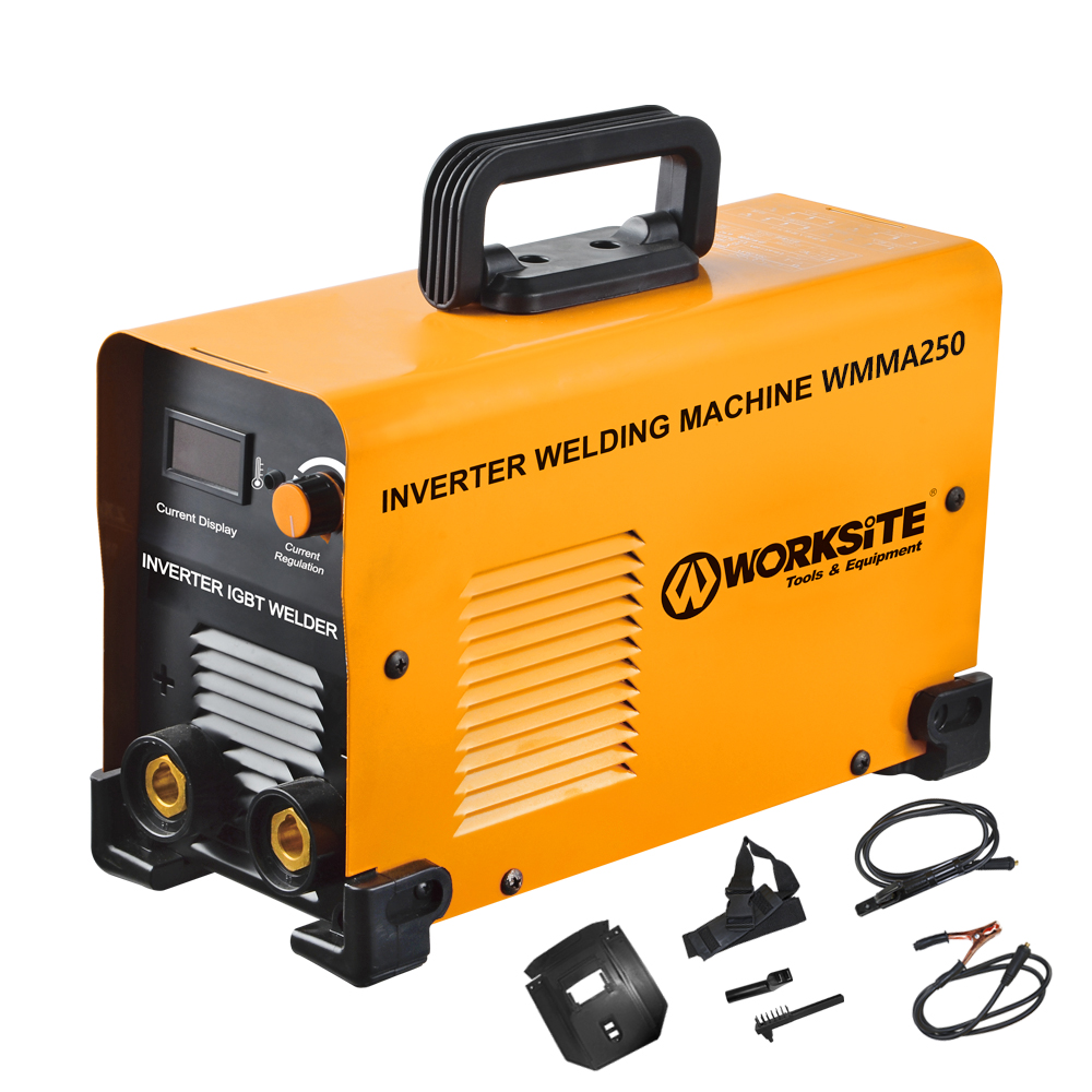 WORKSITE DC Inverter Welding Machine Manufacturers Metal Works Mini Portable Digital Inverter Aluminum 250Apm Welding Machine