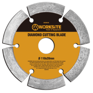 WORKSITE Diamond Circular Blade Sharpener Saw Machine Steel Stone Wood Metal Aluminium Cutting Circular Saw Diamond Blade 110mm