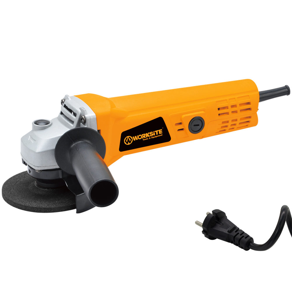 WORKSITE Electric Angle Grinders Low Price Cutting Disc 4'' Variable Wet Mini Portable Professional Corded Angle Grinder 100mm