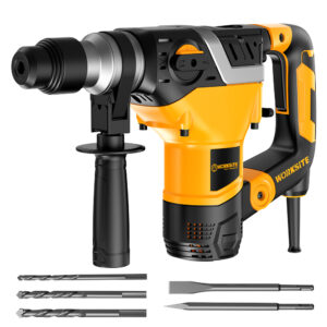 WORKSITE Electric Rotary Hammer Drill 28MM Professional Heavy Duty 1100W Concrete Stone Drilling Tools