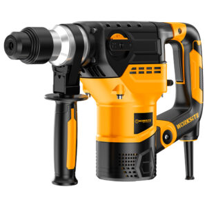WORKSITE Electric Rotary Hammer Drill 32MM Professional Heavy Duty 1500W Variable Speed Concrete Stone Rotary Hammer