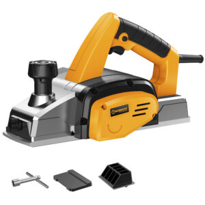 WORKSITE Professional Electric Wood Planer 620W 16300SPM Speed Mini Portable Woodworking Hand Planer Tool